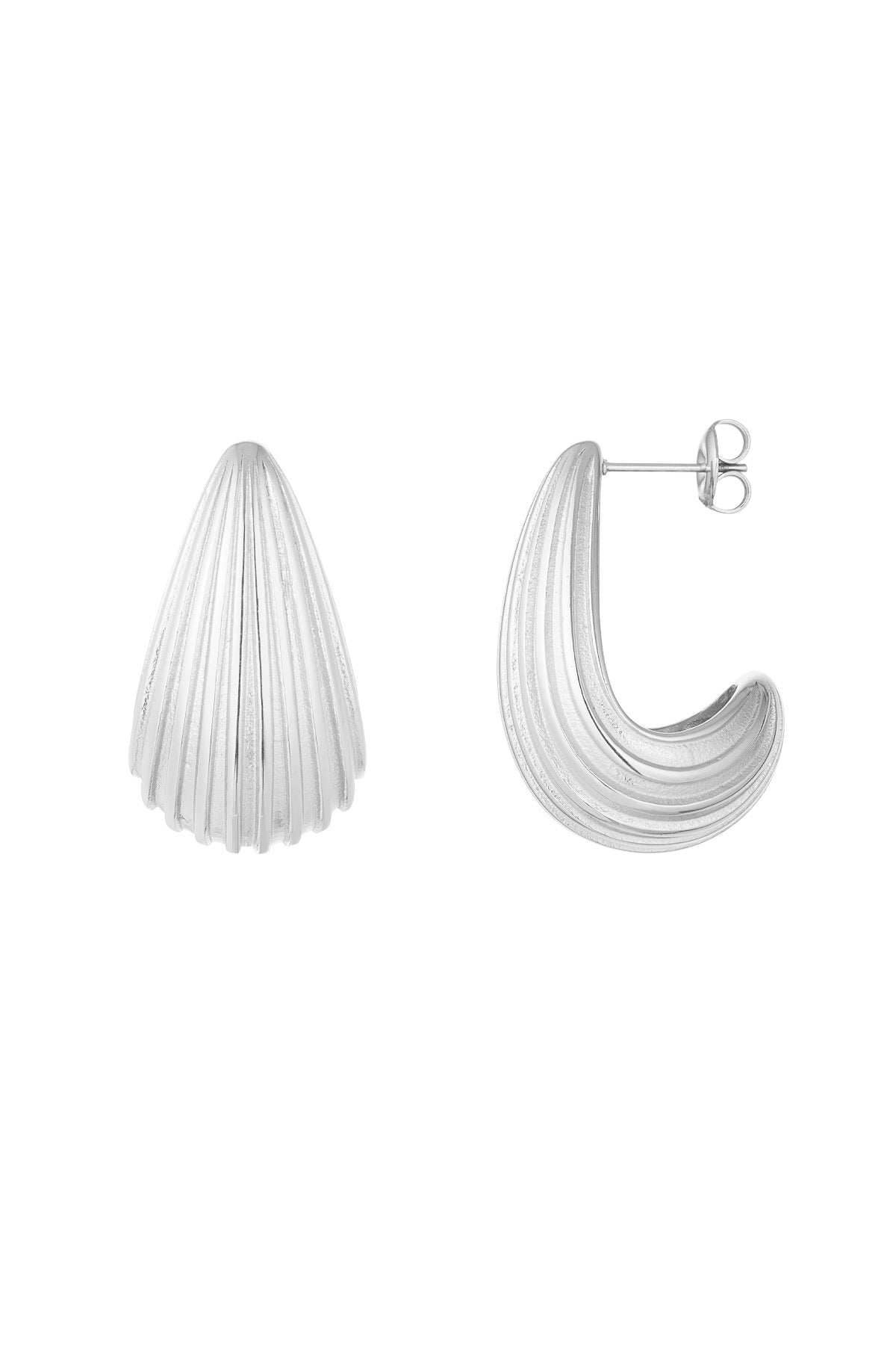 Boucles d’oreilles « Dory » - Argenté