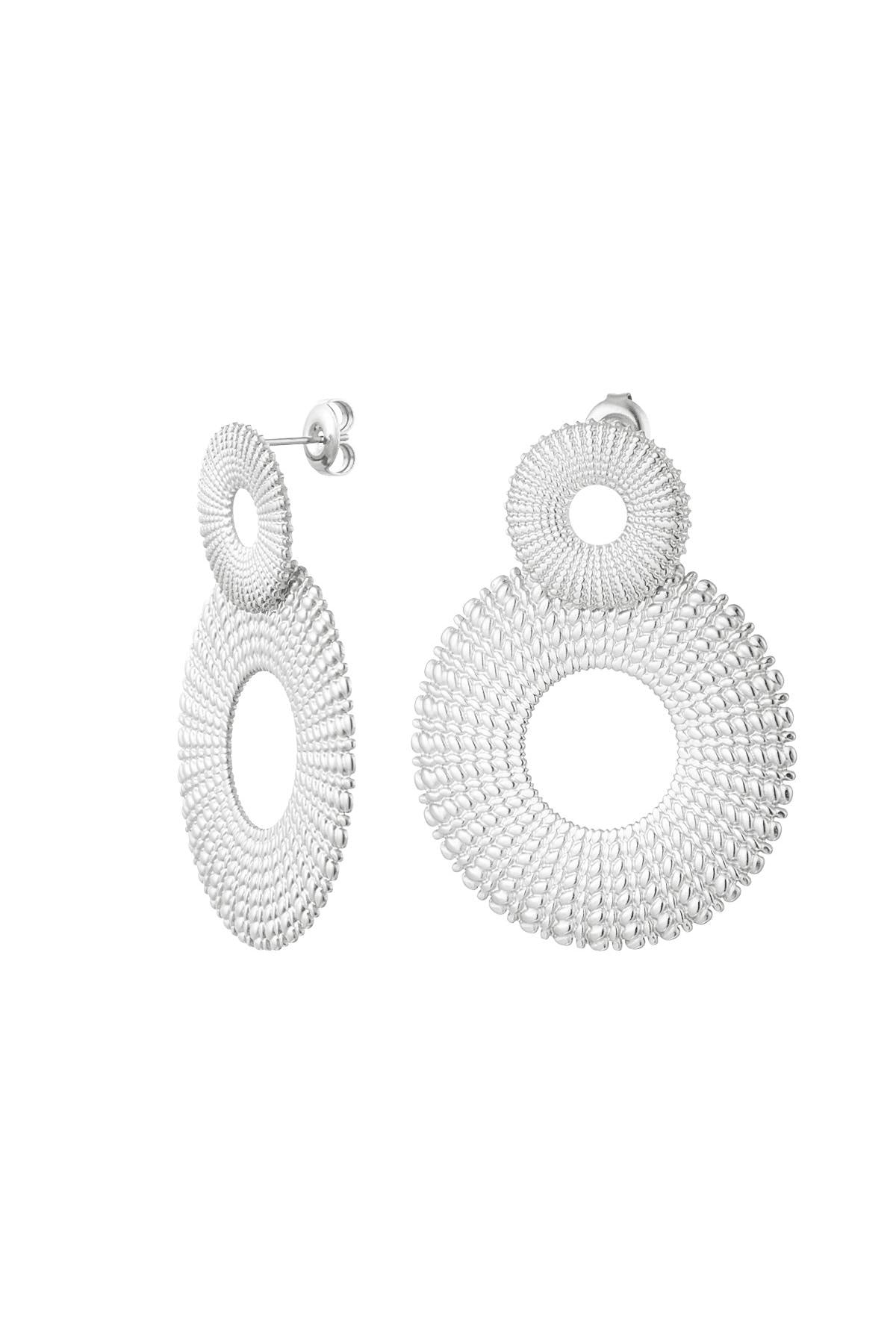 Boucles d’oreilles « Darla » - Argenté
