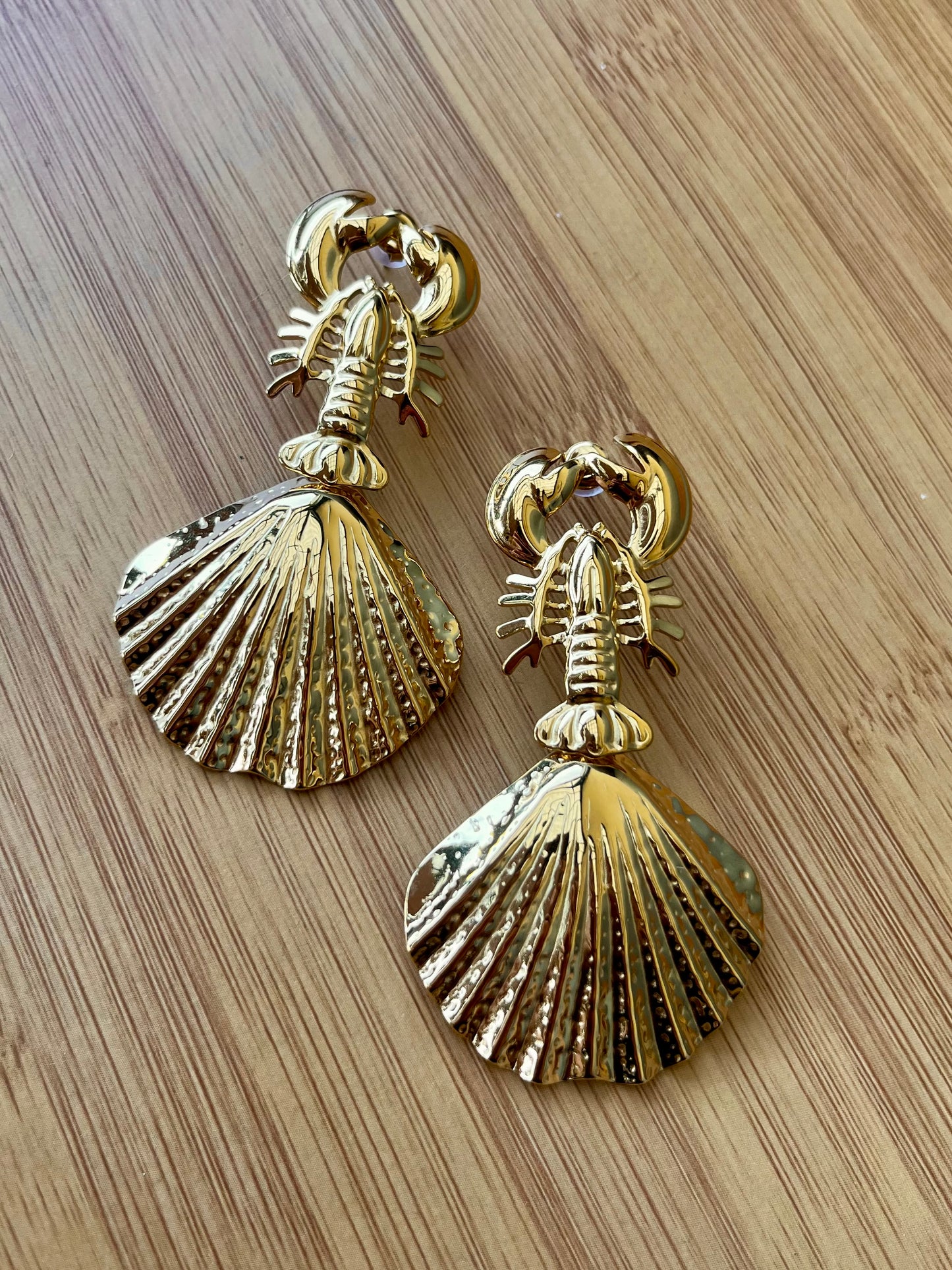 Boucles d’oreilles « Homard »