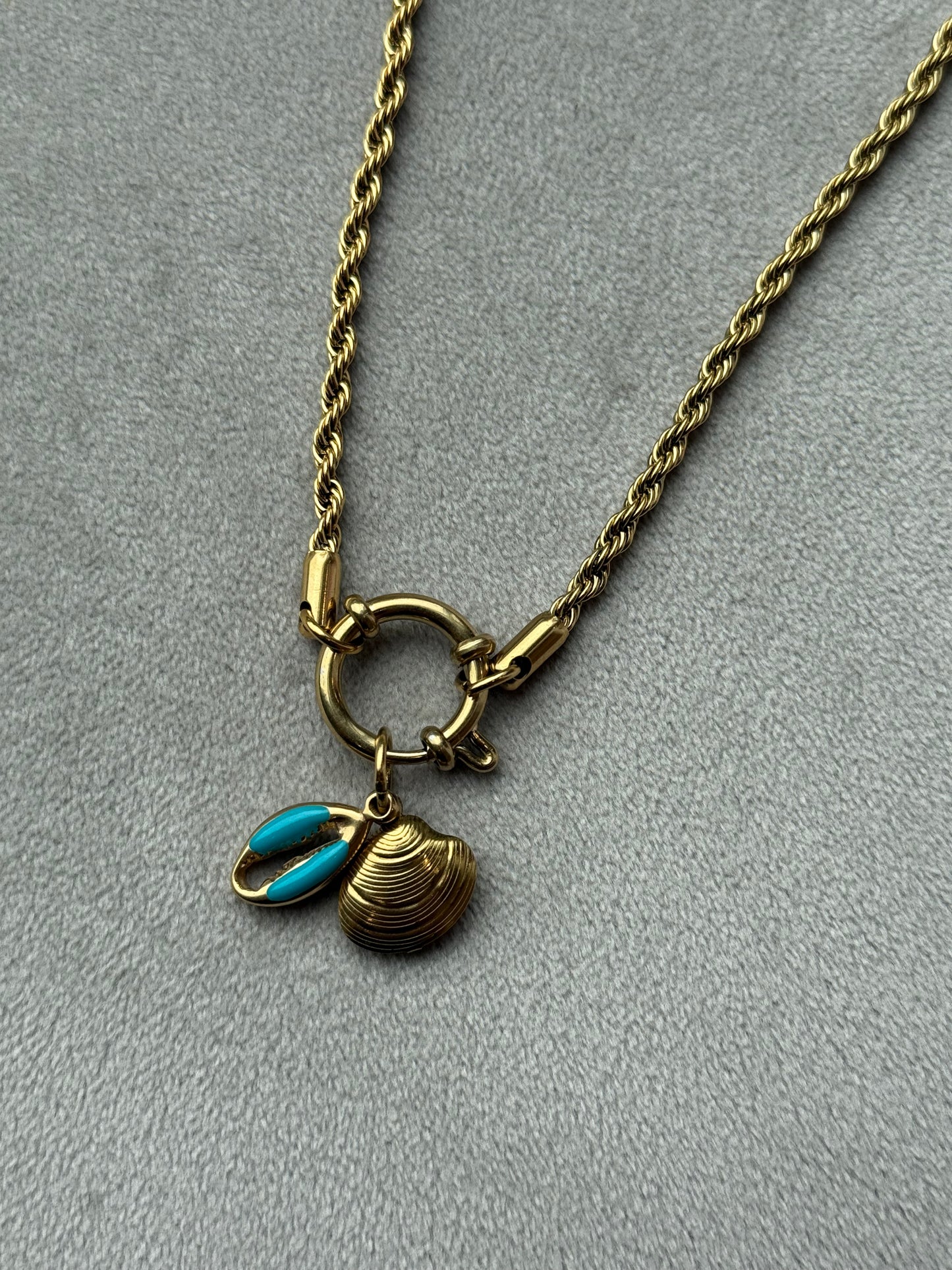 1- Base collier | Mousqueton | Maille torsadée