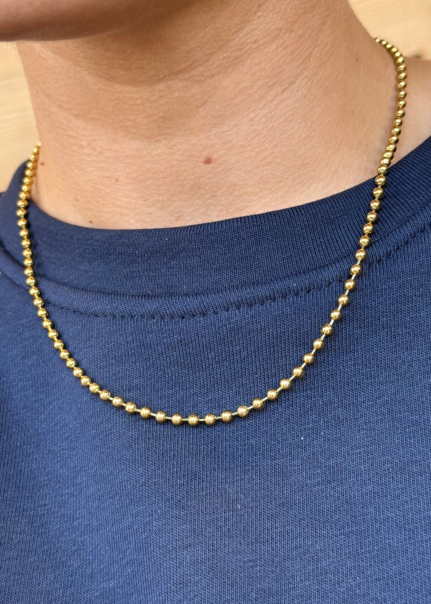 1- Base collier | Perles 4mm