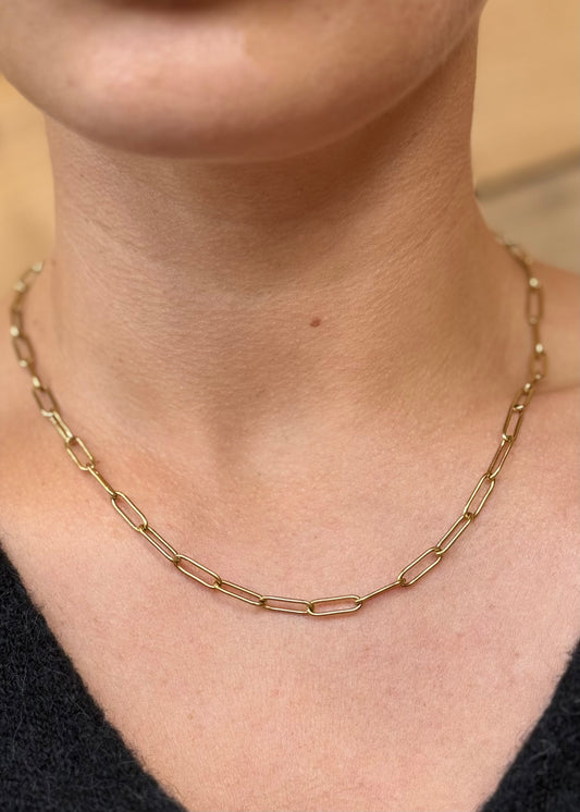 1- Base collier | Maille classique