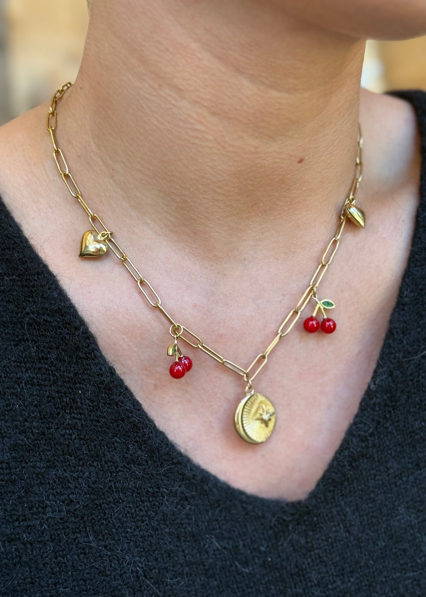 1- Base collier | Maille classique