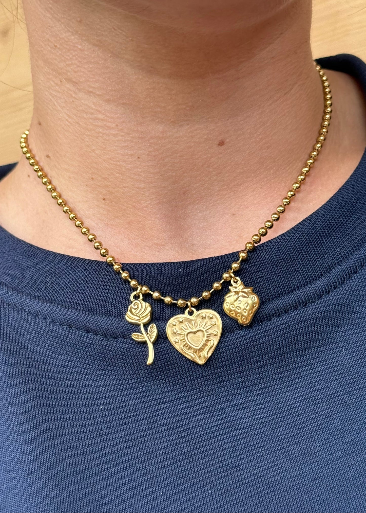 1- Base collier | Perles 4mm