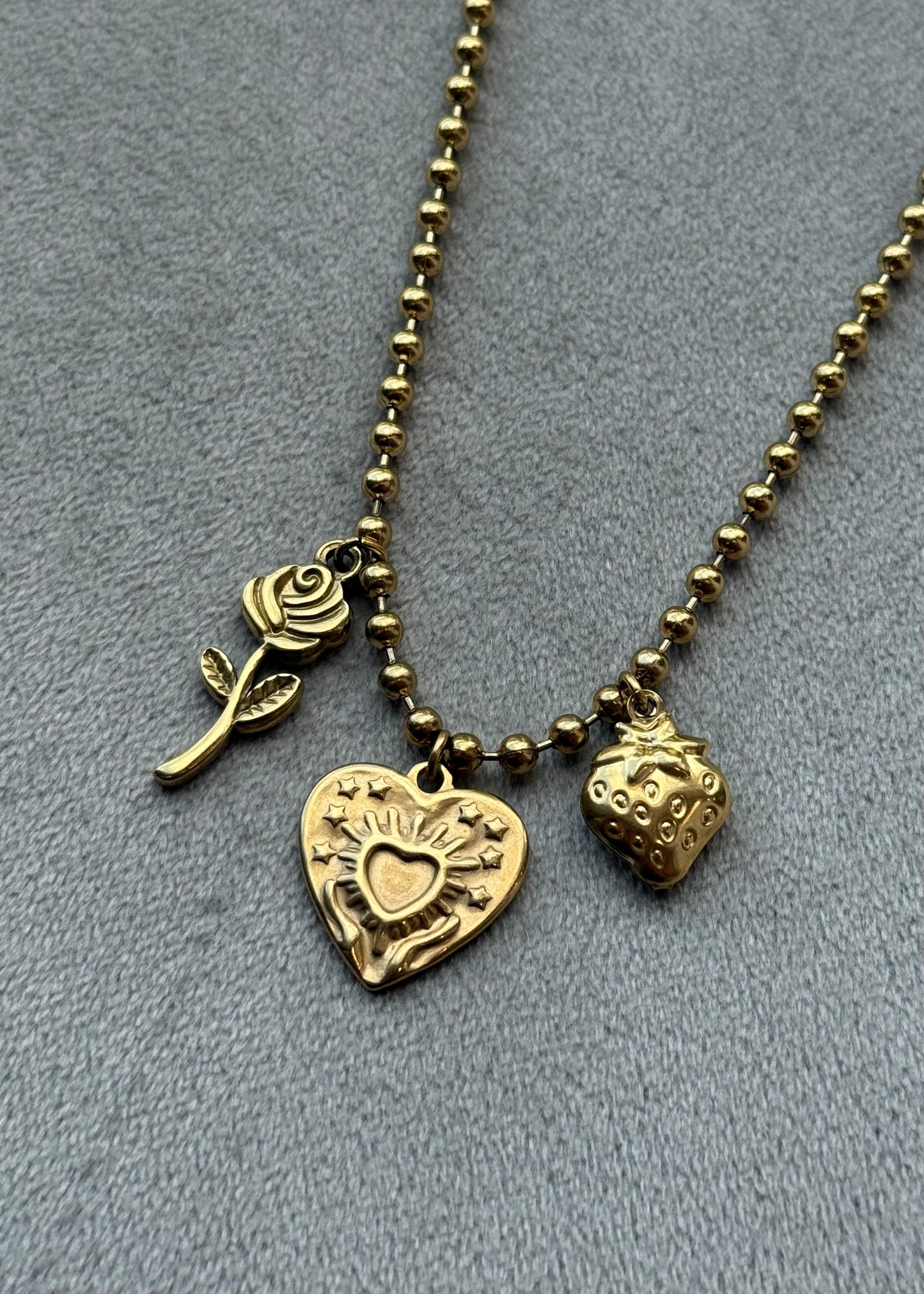 1- Base collier | Perles 4mm