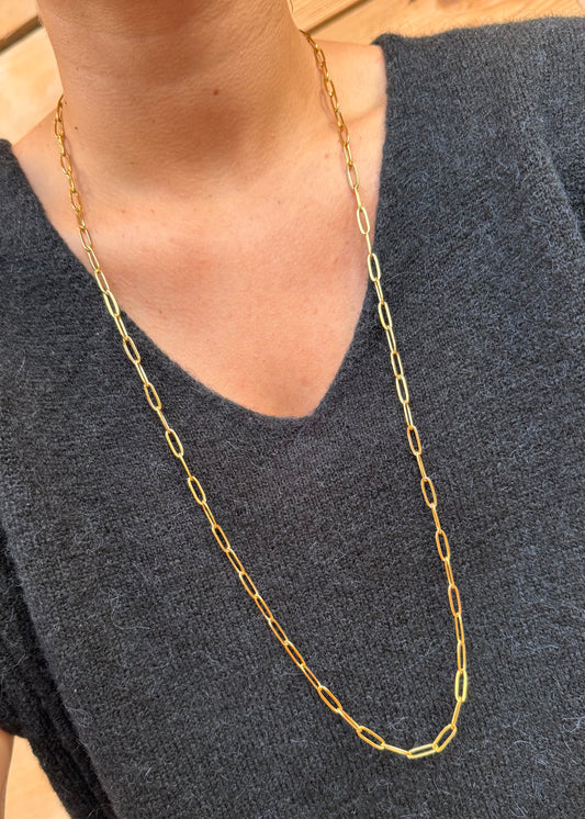 1- Base collier | Long collier classique
