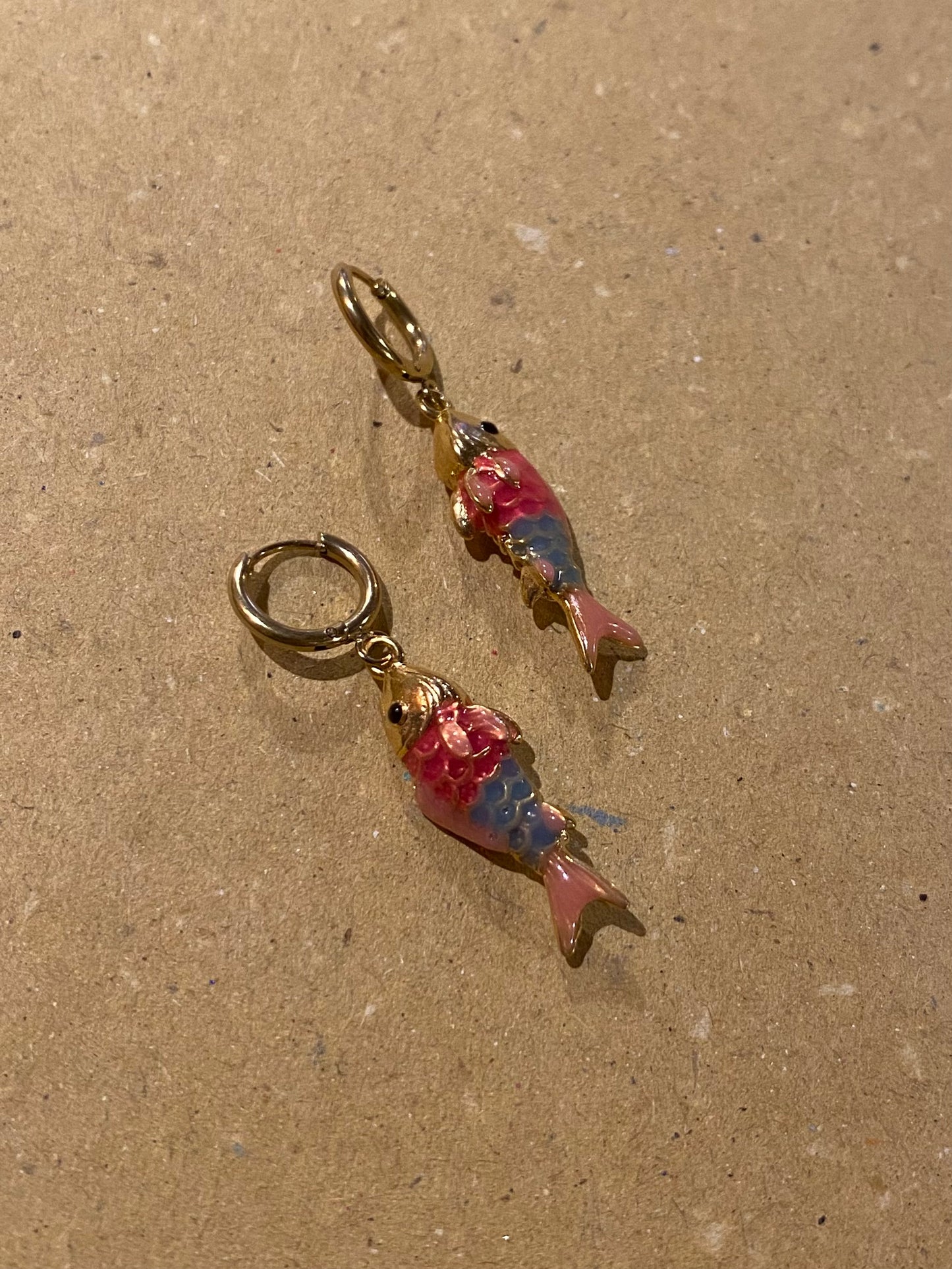 Boucles d’oreilles « Big fish »