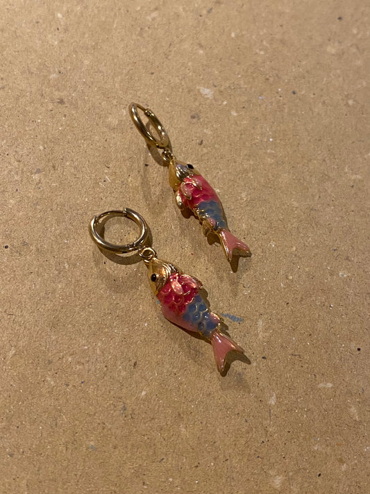 Boucles d’oreilles « Big fish »