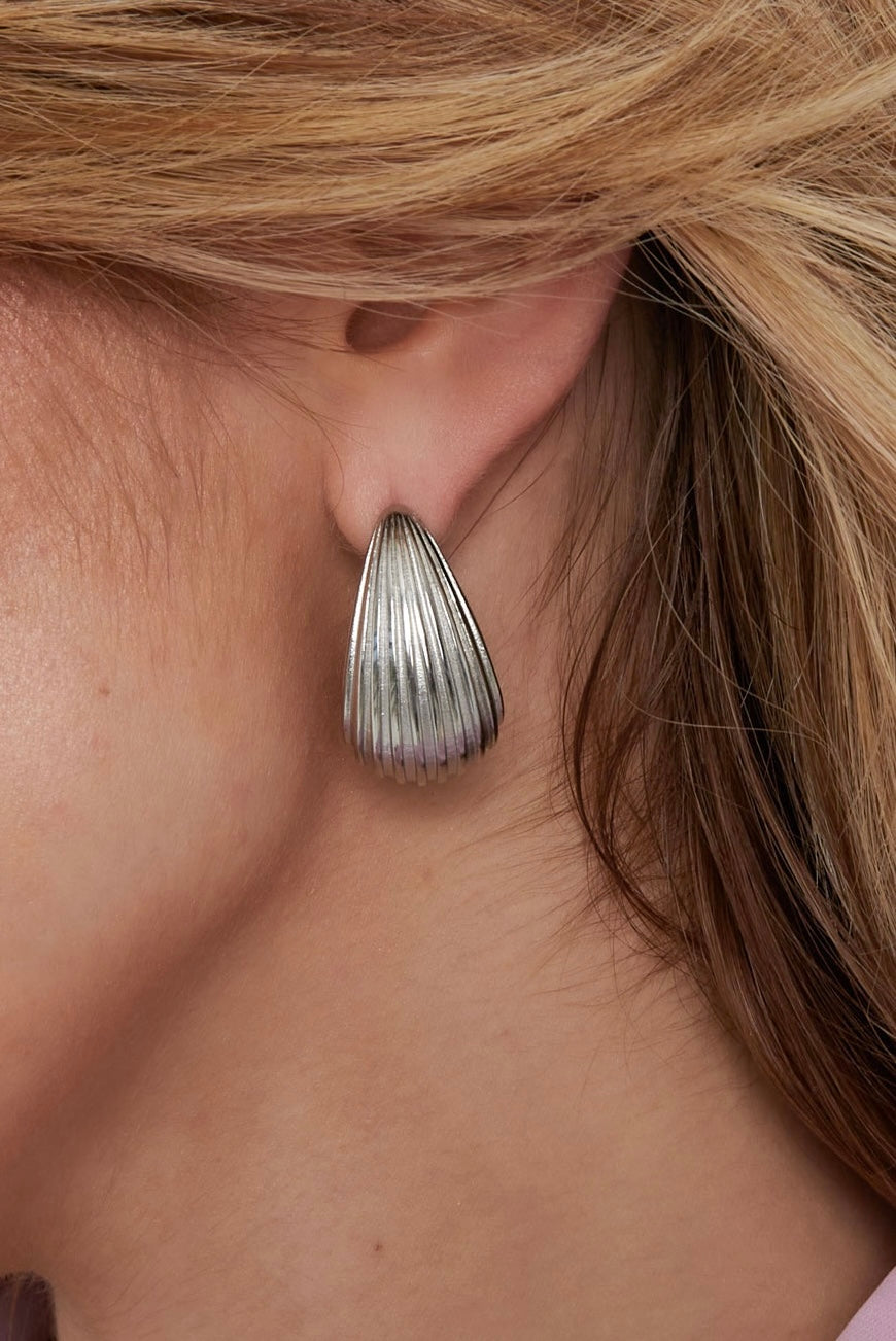 Boucles d’oreilles « Dory » - Argenté
