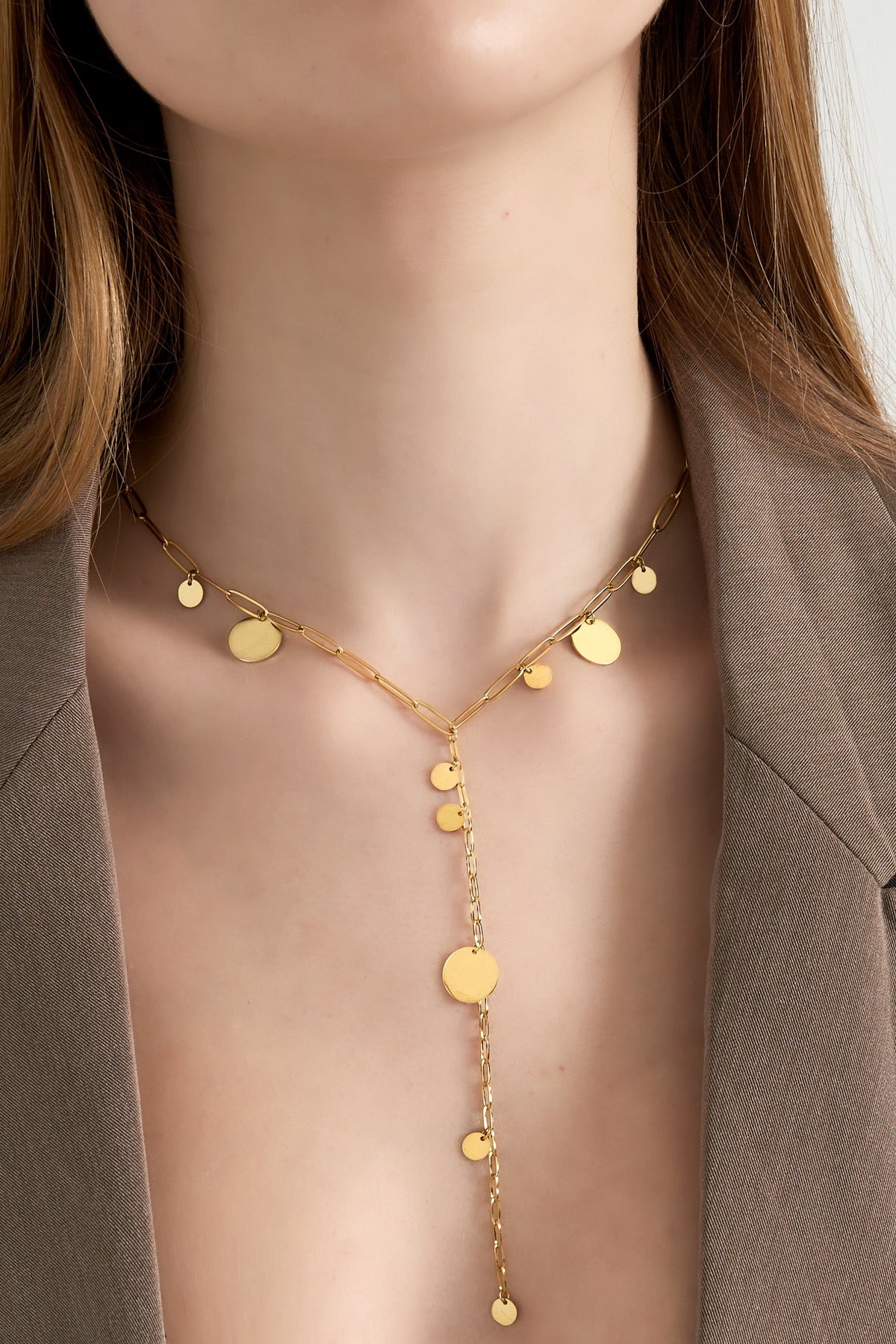 Collier cravate « Money »