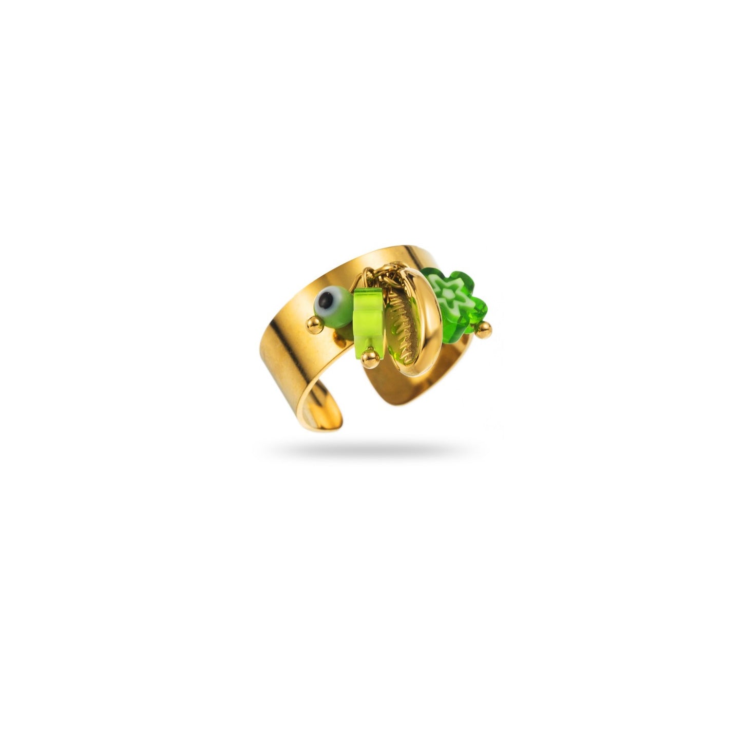 Bague "Coline" - Verte