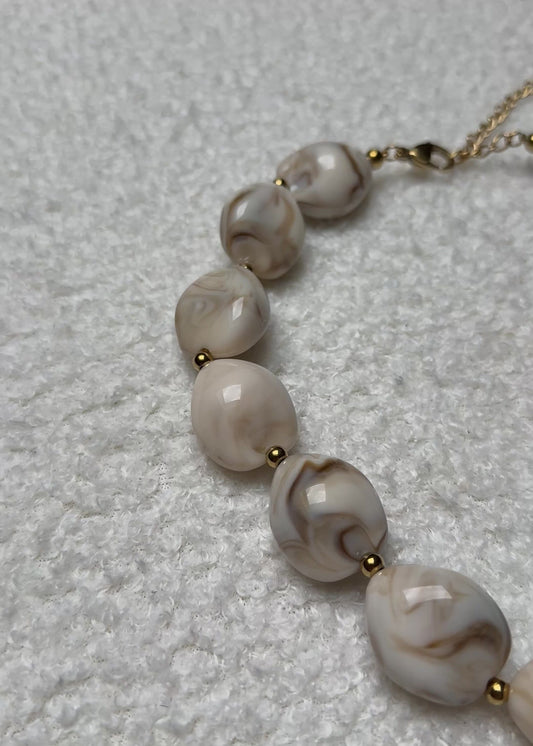 Collier «Carmen» - Beige